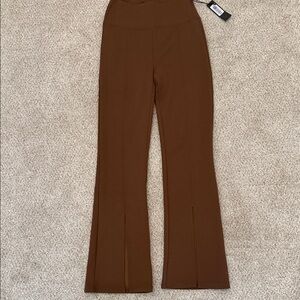 Elegant Brown Flare Pants for Women